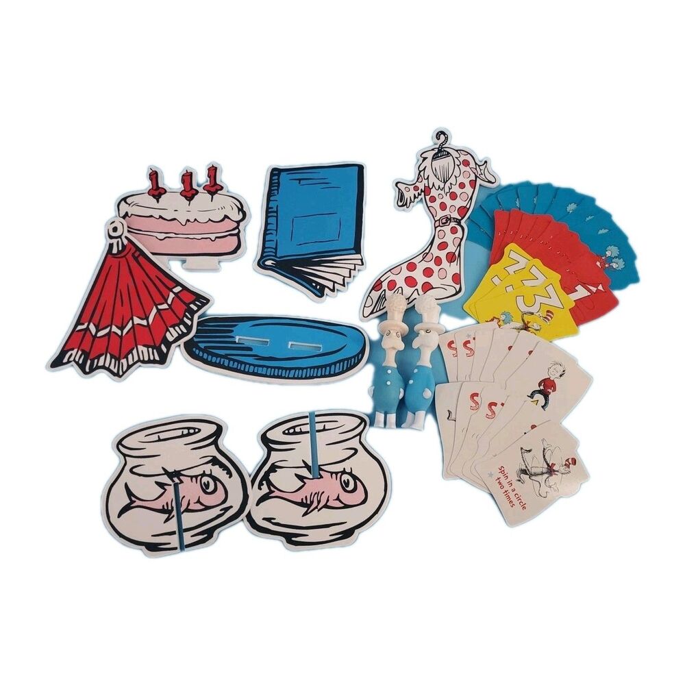 Dr. Seuss The Cat in the Hat I Can Do That Replacement Pieces For Activity Game